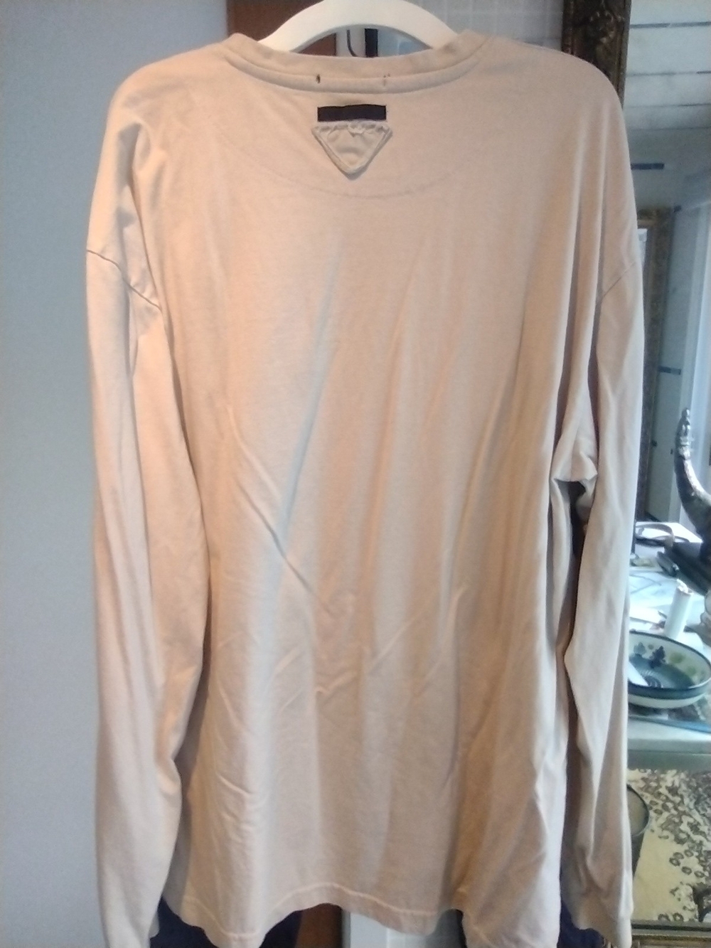 Prada Beige Tee with Black Graphic Illustration - Picture 6 of 8